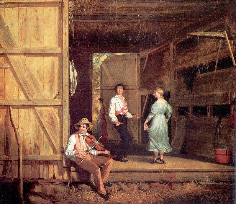 William Sidney Mount Dancing on the Barn oil painting image